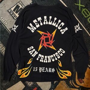 METALLICA 15 YEARS 1996 SAN FRANCISCO MURINA TAG L *NEW OLD STOCK.